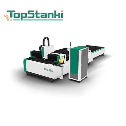 Лазерный станок по металлу со сменными столами FIBER TS 1530 FA